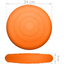 Балансувальна масажна подушка гладка EasyFit Balance Cushion, помаранчевий, код: EF-3164-Or-EF