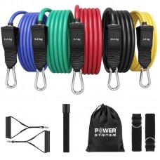 Набір трубчастих еспандерів Power System Total Expander Set (до 55 кг.) 5шт, код: 4099MX-0 Набір трубчастих еспандерів Power System Total Expander Set (до 55 кг.) 5шт, код: 4099MX-0
