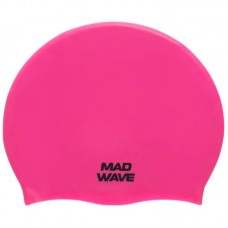 Шапочка для плавання силіконова для дорослих MadWave Light Big рожевий, код: M053113_P