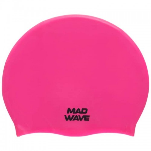 Шапочка для плавання силіконова для дорослих MadWave Light Big рожевий, код: M053113_P