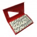 Гра настільна SNS Доміно 5010Рв м"якому червоному чохлі, код: 00127-SNS