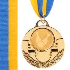 Медаль спортивна зі стрічкою PlayGame Aim Боулінг золота, код: C-4846-0006_G