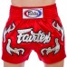 Шорти для тайського боксу та кікбоксингу Fairtex M червоний, код: BS0665_MR