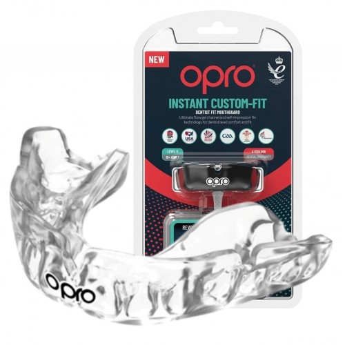 Капа Opro Instant доросла (вік 11+), прозорий, код: Instant_Clear