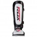 Захист ноги MMA RDX D-X L, шкіра, чорно-білий, код: FT-8790/L   -WS
