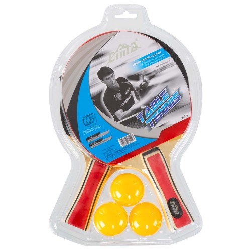 Набір для настільного тенісу Cima 2 ракетки 3 м"ячі з чохлом, код: CM-T900