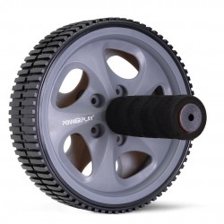 Колесо для преса PowerPlay Exercise Wheel 165 мм, сірий, код: PP_4345