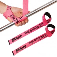 Лямки для станової тяги Mute рожевий, код: 9153-2_P