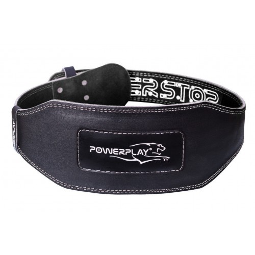 Пояс для важкої атлетики PowerPlay XXL, чорний, код: PP_5053_XL_Black/Black