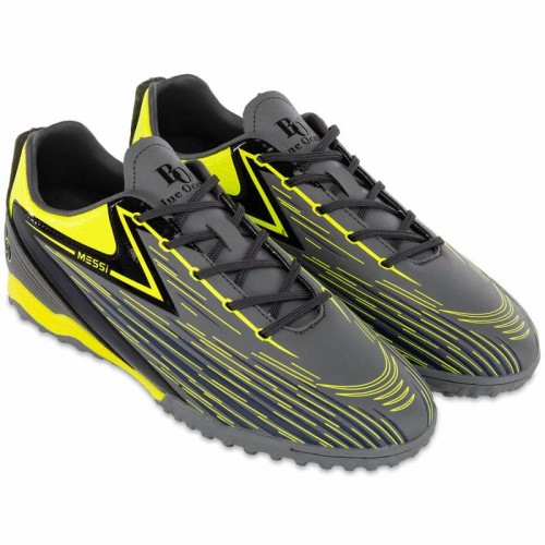 Сороконіжки футбольні Blue Okean Messi розмір 39, сірий-салатовий, код: 230710-C-1_39