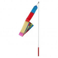 Стрічка гімнастична FitGo 6м з переходом кольору., Код: TA7134-6-PC-WS