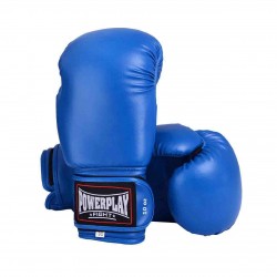 Боксерські рукавиці PowerPlay сині 14 унцій, код: PP_3004_14oz_Blue
