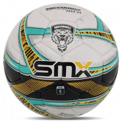 М"яч футбольний професійний Soccermax №5 PU, білий-жовтий, код: FB-5049_Y М"яч футбольний професійний Soccermax №5 PU, білий-жовтий, код: FB-5049_Y