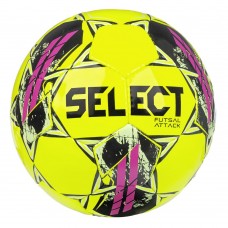 Футзальний м"яч Select Futsal Attack v22 №4, жовто-рожевий, код: 5703543298426