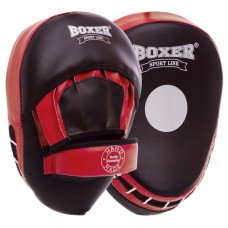 Лапа Вигнута Boxer чорний-червоний, код: 2013-01_R