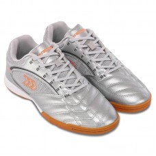 Футзалки взуття для міні-футболу Restime, розмір 40, срібний-помаранчевий, код: RES-230602-2_40