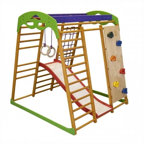 Дитячий спортивний комплекс для квартири SportBaby Карамелька Plus 6, код: Карамелька Plus 6 Дитячий спортивний комплекс для квартири SportBaby Карамелька Plus 6, код: Карамелька Plus 6