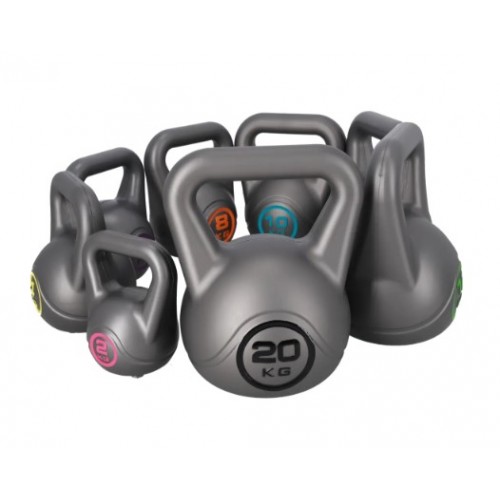 Набір вінілових гирь WCG 8 шт, 78 кг, сірий, код: 200.000.009-IF