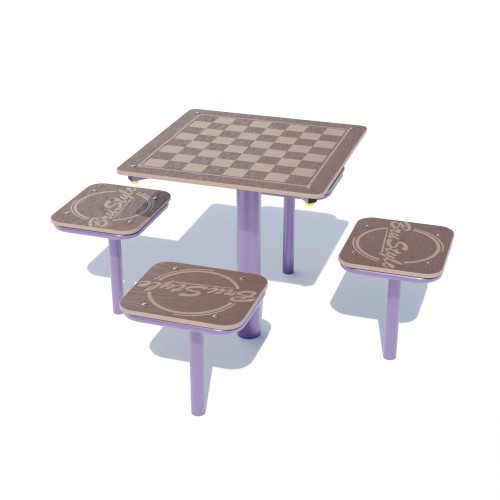 Столик для гри в шахи Miros 1430х1430х750 мм, код: DIO237.1