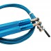 Скакалка швидкісна 4yourhealth Jump Rope Premium 300 см, металева на підшипниках, блакитна, код: 4YH_0200_Blue