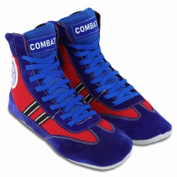 Борцовки для самбо Fashion розмір 38, синій-червоний, код: YX-2623_38BLR