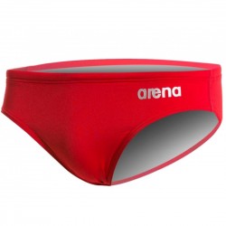 Плавки-сліпи для хлопців Arena Team Swim Briefs Solid зріст 164 см, 14 років, червоний-білий, код: 3468336638781