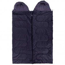 Спальний мішок Camping із капюшоном (двомісний) 1 шт, темно-синій, код: SY-4733_DBL Спальний мішок Camping із капюшоном (двомісний) 1 шт, темно-синій, код: SY-4733_DBL