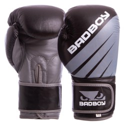 Рукавички боксерські Bad Boy 14 унцій, чорний-сірий, код: MA-6738_14GR