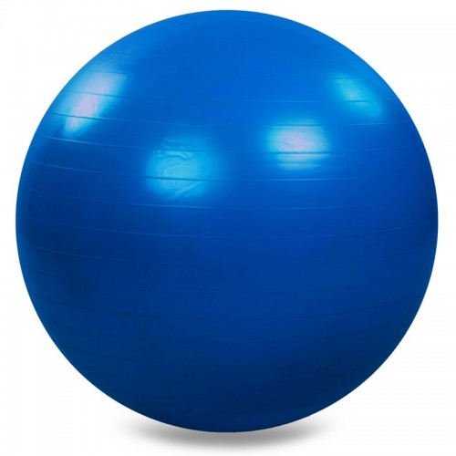 М"яч для фітнесу FitGo 650 мм синій, код: FI-1980-65_BL