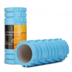 Масажний ролик Cornix EVA 330x140 мм (валик, роллер) Sky Blue, код: XR-0030