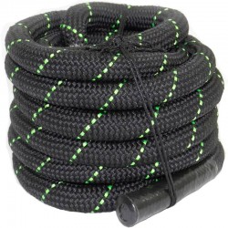 Канат тренувальний для кросфіта WCG Battle Rope 9000х38 мм, чорний, код: W-38х9-IF Канат тренувальний для кросфіта WCG Battle Rope 9000х38 мм, чорний, код: W-38х9-IF