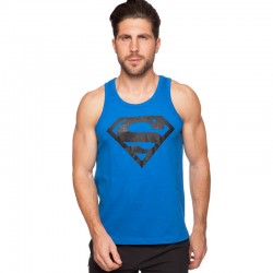 Майка борцовка спортивна чоловіча Mixstar Superman S (42-44), синій, код: CO-5890_SBL