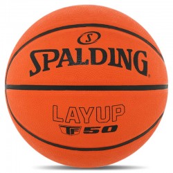 М"яч баскетбольний гумовий Spalding Layup TF-50 №7, помаранчевий, код: 84332Z