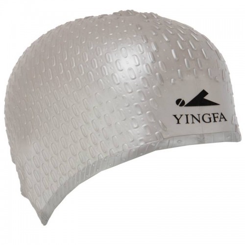 Шапочка для плавання на довгі коси Yingfa, сірий, код: C0061_GR