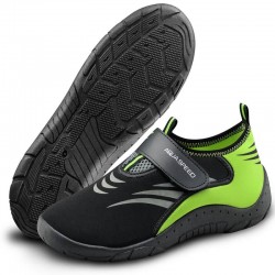 Аквашузи Aqua Speed Shoe Model 27A розмір 39, чорний-сірий-флуор, код: 5908217675996