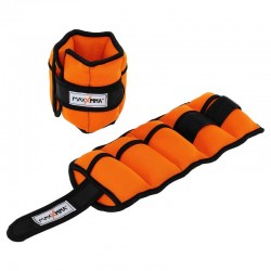 Обважнювачі-манжети з регульованою вагою для рук і ніг Maxxmma 2x2,3кг, помаранчевий, код: FWB04_OR Обважнювачі-манжети з регульованою вагою для рук і ніг Maxxmma 2x2,3кг, помаранчевий, код: FWB04_OR