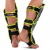 Захист гомілки та стопи для єдиноборств Twins M, чорний-салатовий, код: BO-5086_MLG Захист гомілки та стопи для єдиноборств Twins M, чорний-салатовий, код: BO-5086_MLG