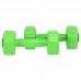 Гантелі для фітнесу пластикові Champion 2х2кг, салатовий, код: TA-9820-2_LG Гантелі для фітнесу пластикові Champion 2х2кг, салатовий, код: TA-9820-2_LG