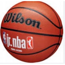 М"яч баскетбольний Wilson JR NBA FAM Logo Indoor Outdoor №5, коричневий, код: 097512623230 М"яч баскетбольний Wilson JR NBA FAM Logo Indoor Outdoor №5, коричневий, код: 097512623230