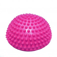 Масажна півсфера SNS «Їжачок» YJ-D2-rose red d=150мм, фуксія, код: 12551-SNS