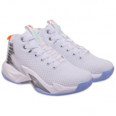 Кросівки для баскетболу Jdan розмір 39 (24,5см), білий-сірий, код: OB936-1_39WGR Кросівки для баскетболу Jdan розмір 39 (24,5см), білий-сірий, код: OB936-1_39WGR