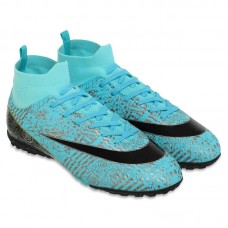 Сороконіжки футбольні Lijin розмір 43, бірюзовий-чорний, код: 2023-2_43BBK Сороконіжки футбольні Lijin розмір 43, бірюзовий-чорний, код: 2023-2_43BBK