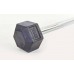 Штанга фіксована BioGym Rubber Hexagon Barbell 35 кг, код: TA-6230-35