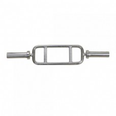 Гриф для трицепса InterAtletika ø50 мм (без замків), 86 см, код: C3-22-M-IA Гриф для трицепса InterAtletika ø50 мм (без замків), 86 см, код: C3-22-M-IA