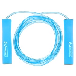 Скакалка швидкісна з підшипником і ПВХ джгутом FitGo 3 м синій, код: FI-1947_BL Скакалка швидкісна з підшипником і ПВХ джгутом FitGo 3 м синій, код: FI-1947_BL