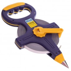 Рулетка спортивна (стрічка мірна) геодезична Star Brand 100м, код: C-1236-100-S52 Рулетка спортивна (стрічка мірна) геодезична Star Brand 100м, код: C-1236-100-S52