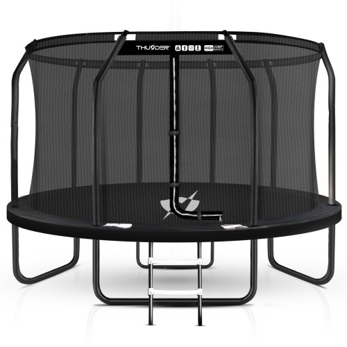 Батут Thunder Inside Elite з внутрішньою сіткою 16 футів 488 чорний, код: Inside-Elite-16FT-BLACK-IN