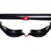 Окуляри для плавання дорослі дзеркальні лінзи MadWave Triathlon Mirror чорний-червоний, код: M042705