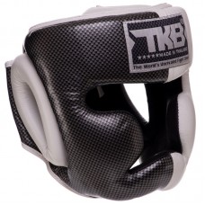 Шолом боксерський з повним захистом шкіряна Top King Empower M білий-срібний, код: TKHGEM-02_MWS-S52