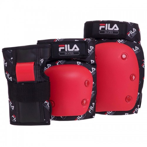 Комплект захисту Fila M (12-16 років) червоний, код: 6075111_MR